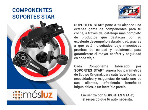 1 Pack Soportes Goma Escape Stratus L4 2.4l 95/06 S Star Foto 4