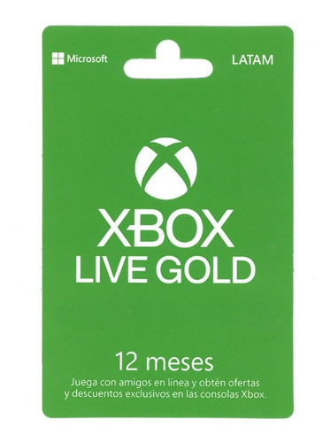 Xbox Live 12 Meses Codigo Leer Descripcion