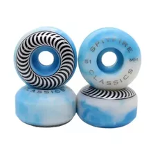 Roda Skate Spitfire 51mm 99a Classics White/blue