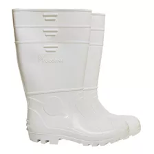 Bota De Borracha Branca Cano Longo Bpcl11 Vulcabras