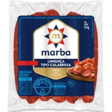 Linguiça Calabresa Marba 2,5 Kg Seca, Defumada