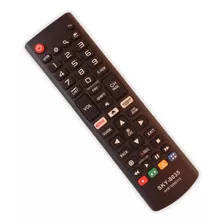 Controle Remoto Tv Smart Akb75095315 Com Netflix / Amazon