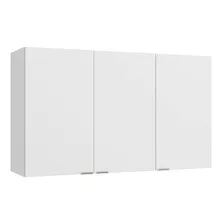 Armário Aéreo Suprema 3 Portas Branco 1,20m X 34cm