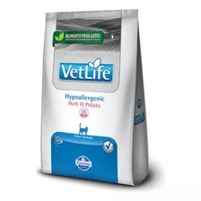 Ração P/gatos Vet Life Hypoallergenic Pork E Potato 2kg