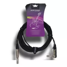 Cable Plug Roxtone Para Guitarra Bajo Audio 6 Mt