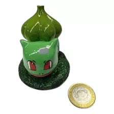 Adorno Pokemon Bulbasaur Resina 7 Cm Fragata Acuario Peces