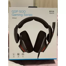 Fone De Ouvido Epos/sennheiser Gsp 500 Com Microfone Preto