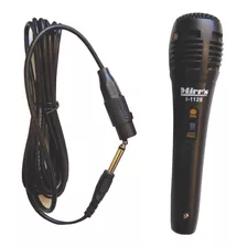 Microfono De Mano Dinamico C/ Cable Cannon Plug Prm