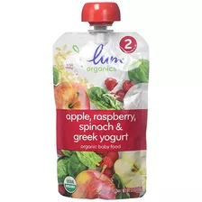 Plum Organics Etapa 2 Del Bebé Comida, Manzana, Frambuesa, E