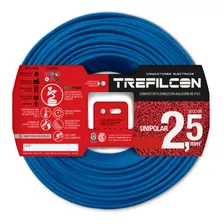 Cable Electrico Normalizado 2,5mm Trefilcon Color Celeste X 50 Metros