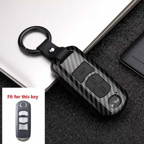 Funda De Llave Mazda 3 2 Mx5 Cx3 Cx5 Cx7 Fibra De Carbono Foto 2