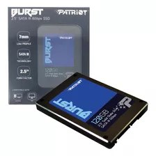 Hd Ssd 120gb Patriot Burst 2,5 Sata Iii 6gb/s Leitura 560 Mb