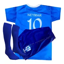 Uniforme Infantil Brasil Uniforme Kit Camisa Shorts E Meião