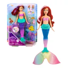 Princesa Ariel Sereia Cauda Mágica Muda De Cor Disney Mattel