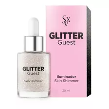 Iluminador Corporal Glitter Plateados Aceite De Coco