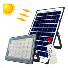 Foco Led 100w. Ip66 + Panel Solar + Control Remoto / Pm-008