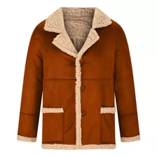 Chaqueta De Cuero Para Hombre Y, A La Moda, Cuello Alto, Pun