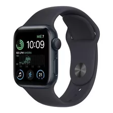 Apple Watch Se (2da Gen) (gps) Aluminio Medianoche De 40 Mm Negro Correa Deportiva Medianoche