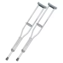 Muletas Ortopédicas Aluminio Axilares Par Talla M