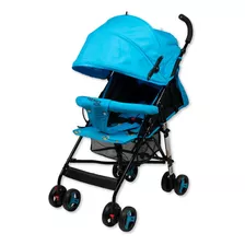 Carriola Para Bebé De Bastón Trendy Kids Zoo Max Reclinable Color Azul