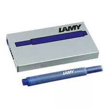 Tinta Azul Lamy: Caja De 5 Cartuchos T10 Azul