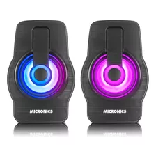 Parlante Gamer Micronics Neon Plus S327+ Led Rgb Usb