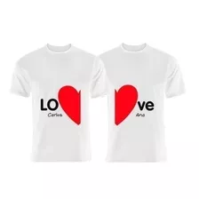 Dúo Playeras Pareja Love Corazón