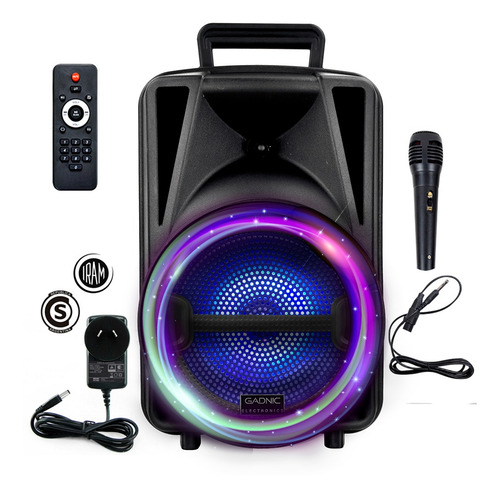 Parlante Portable Gadnic Bluetooth Bateria Recargable Xbs3