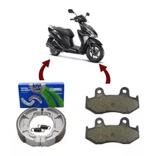 Kit Pastilha E Lona Traseira Honda Elite 125 2019- 2021 Tk16