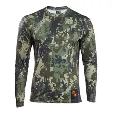 Blusa Camuflada Manga Longa Uv Terra Nativa