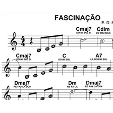 10 Partituras Vol 3 C Nome De Notas E Acordes Piano/teclado