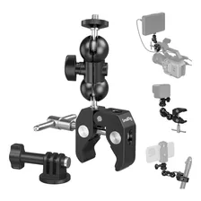 Cool Ballhead Arm Super Clamp Mount Adaptador De Bola D...