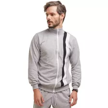 Jaqueta Bomber Sport Brohood Moletom Cinza