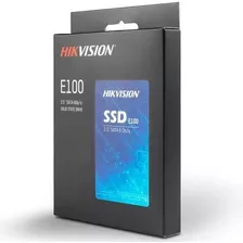 Ssd 256 Gb Disco Solido Hikvision E100 2,5 In 6gb/s Sata 3 Color Negro