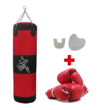 Bolsa De Boxeo Con Relleno, Cadenas Y Kit De Protección