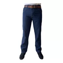 Calça Masculina 100% Algodão Original Jeans Azul Trabalho
