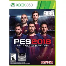 Jogo Mídia Física Raridade Pes 2018 Para Xbox 360