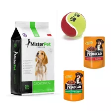 Alimento Mister Pet Cachorro 15 Kg+sachets Pouch+juguete Pel