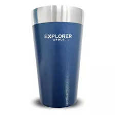 Vaso Térmico Explorer Acero Inoxidable Frio Calor 473 Ml Azul