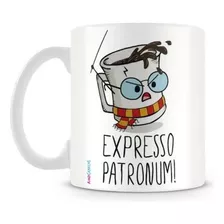 Caneca Personalizada Harry Potter Café Expresso Patronum