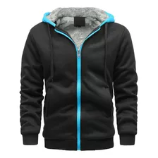 Sudadera Con Capucha Gruesa De Forro Polar Casual Holgado Pa