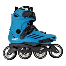 Patins Hd Fast Profissional Azul 80mm Abc-9 + Brinde