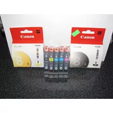 1 Cartucho Orig. Canon Cli-8bk. Negro Pigmen. Ip4300 Ip4500 