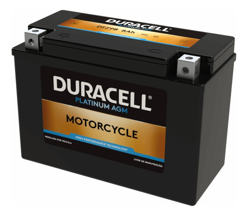 Bateria Moto Duracell 8ah Dtz9b  Xt 660 Agm