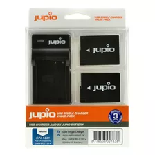 Jupio Pair Of Dmw-blc12e Batteries And Usb Single Charger Va