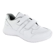 Tenis Audaz 135506-b Piel Blanco Vacuno Niños