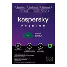 Kaspersky Premium 5 Dispositivos 2 Años