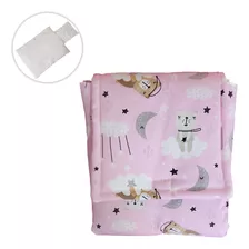  Cambiador Portátil Impermeable Bebe Estampado 36x64 Cm