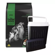 Three Dogs Super Adultos 17kg Con Heladerita Camping