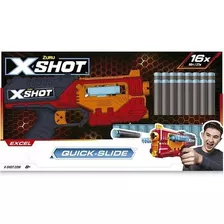 Lançador X-shot Red Quick Slide 16 Dardos Candide 5715